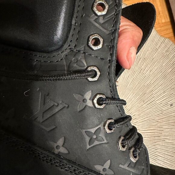 LV x Timberland Black Boots